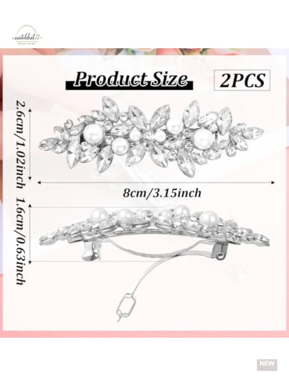 N/A 2pcs pearl
